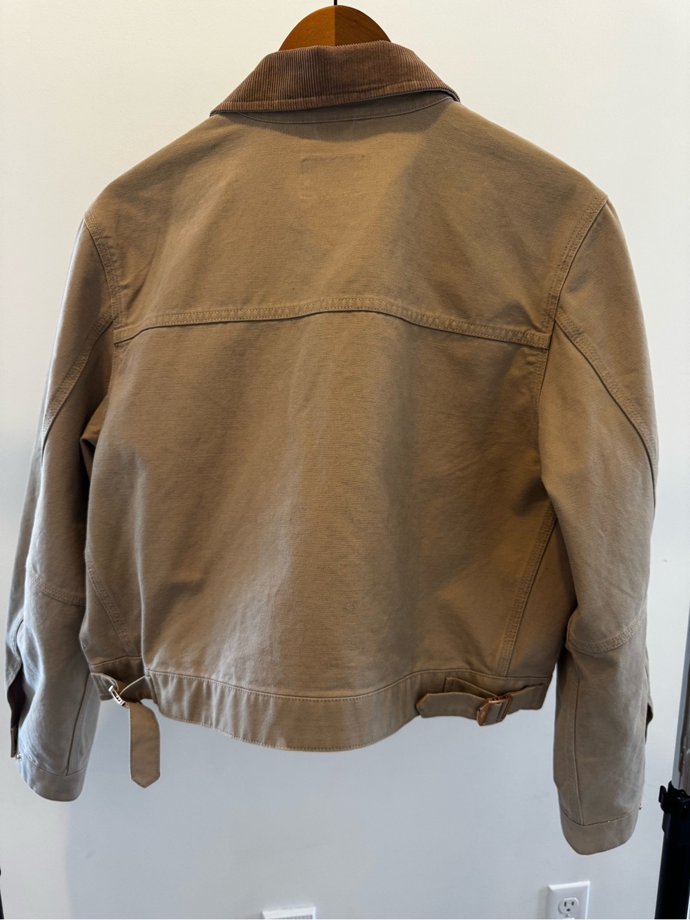 TNA Barkley Tan Utility Jacket with Corduroy Collar - Picture 4 of 4